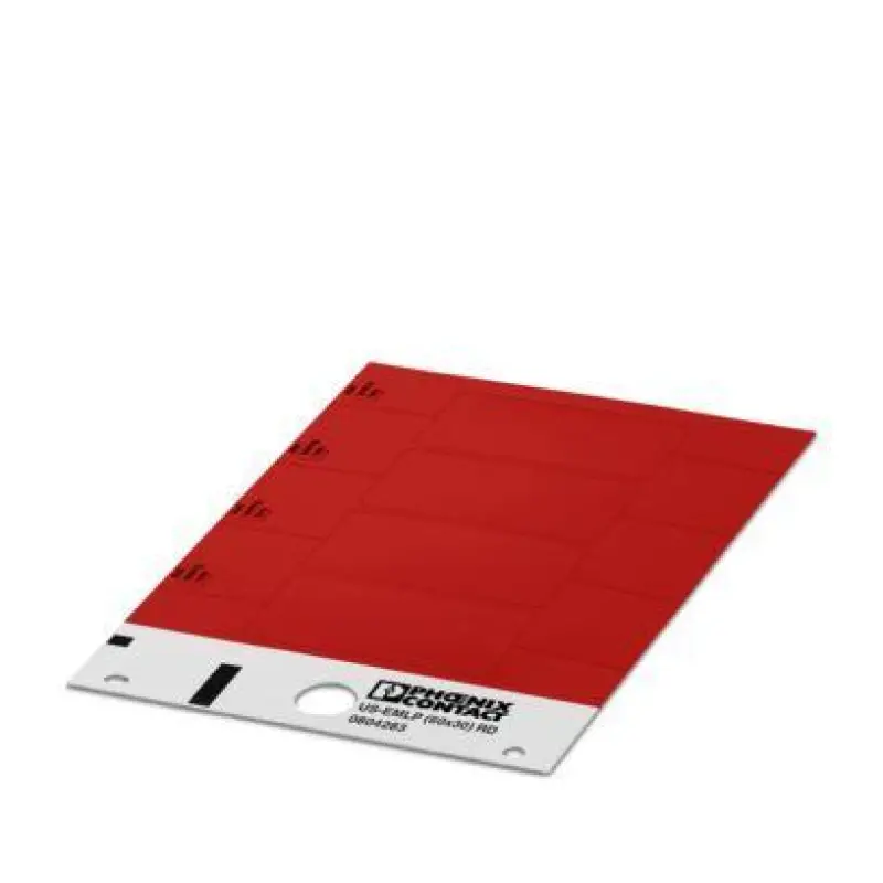 US-EMLP (60X30) RD - Plastic label