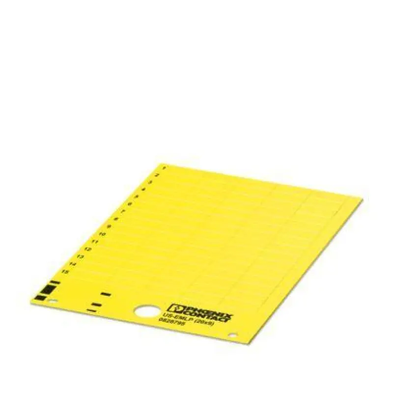 US-EMLP (20X9) YE - Plastic label