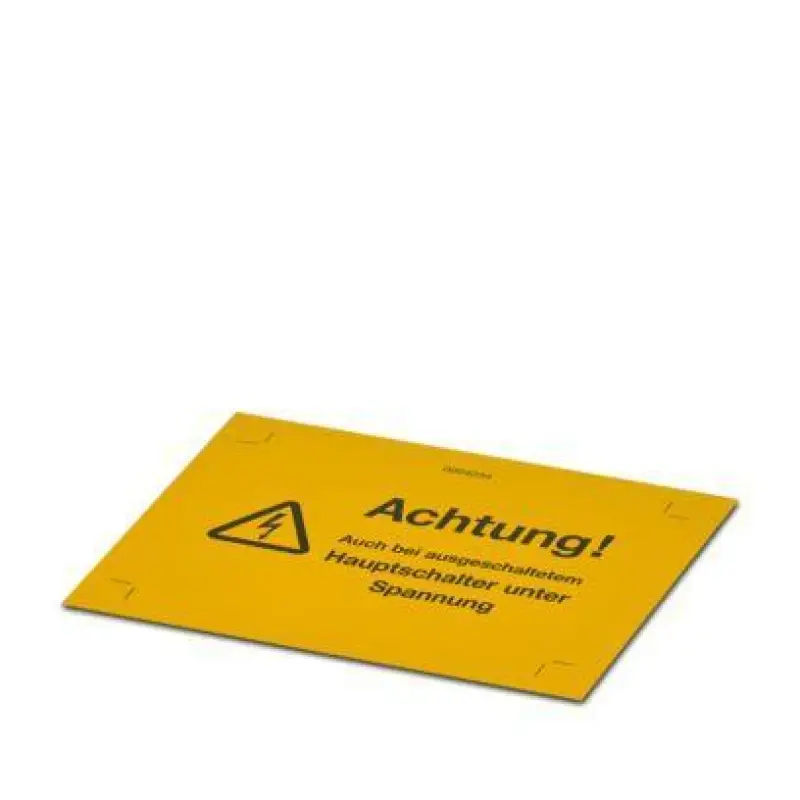 WS-K - Warning label