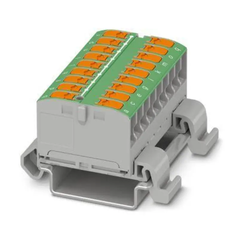 PTVFIX 18X2,5-NS35A GN - Distribution block