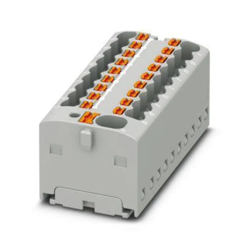 PTFIX 4/18X1,5-G GY - Distribution block