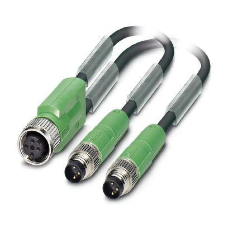SAC-3P-M8FY/2X0,3-PUR/M 8MS - 