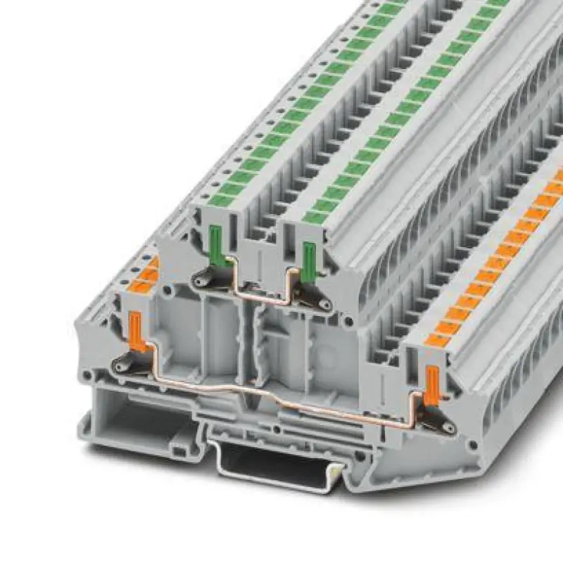 PTTBV 4/U-OG/O-GN - Double-level terminal block
