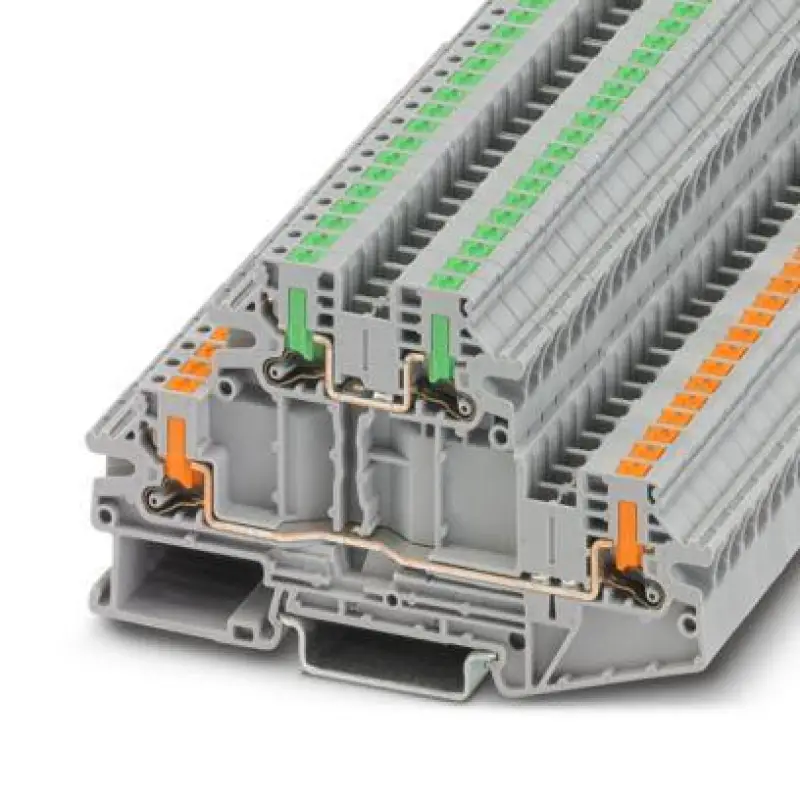 PTTBV 2,5/U-OG/O-GN - Double-level terminal block