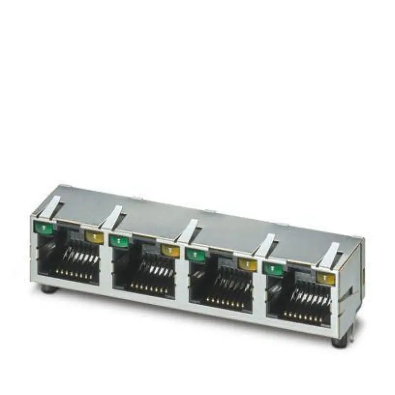 CUC-MP-J1ST-A/4R4LT-LED - RJ45 PCB connector