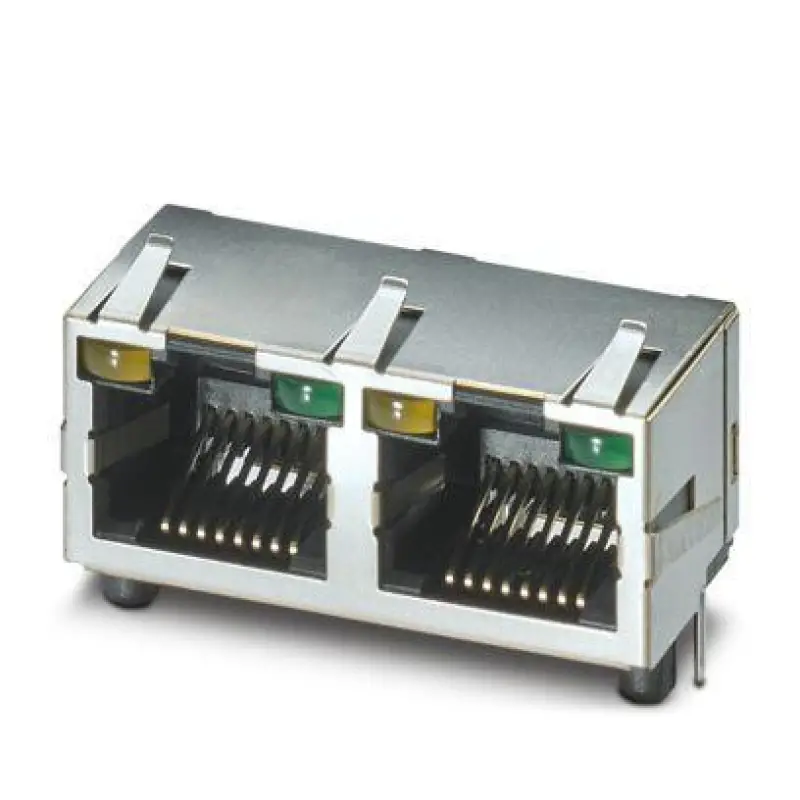 CUC-MP-J1ST-A/2R4LT-LED - RJ45 PCB connector