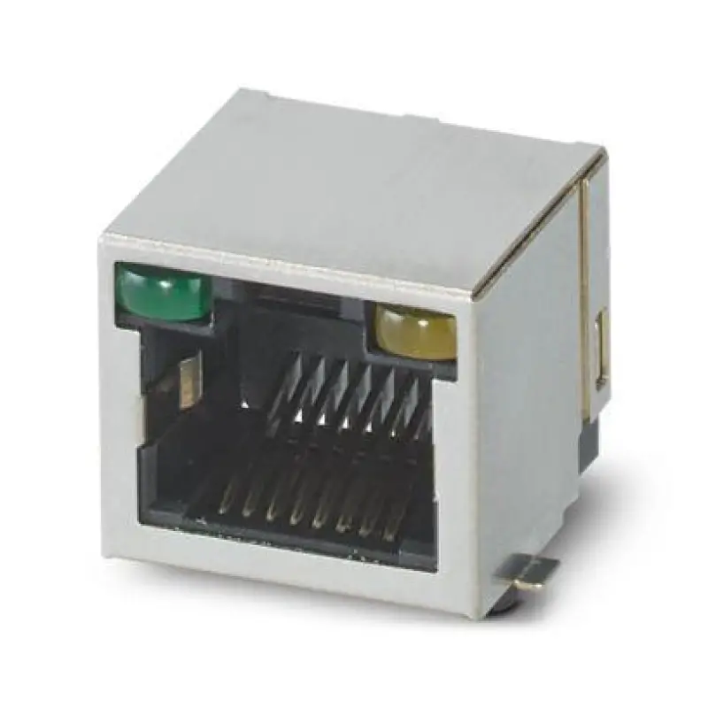 CUC-SP-J1ST-A/R4LT-SMD-LED - RJ45 PCB connector