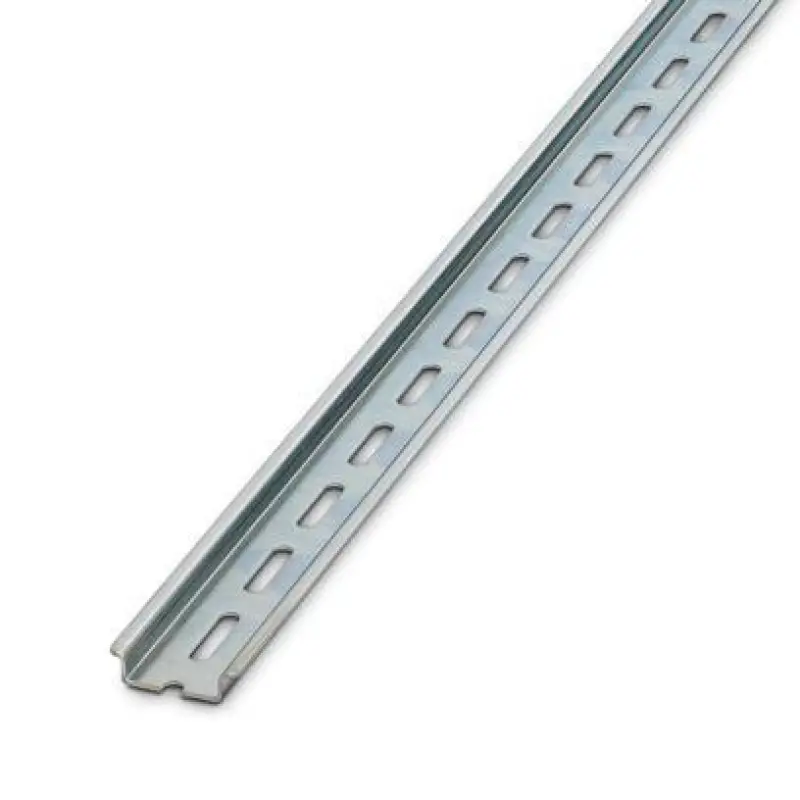NS 35/ 7,5 WH PERF(5,2X25)2000MM-VPE 10 - DIN rail perforated