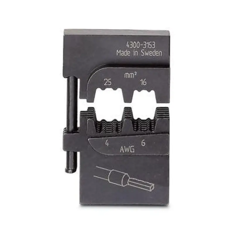 CRIMPFOX-M 25/DIE - Crimp insert