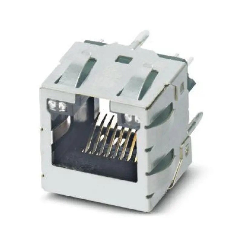 CUC-IND-J1ST-S/R4LS-LED-PG-S - RJ45 PCB connector
