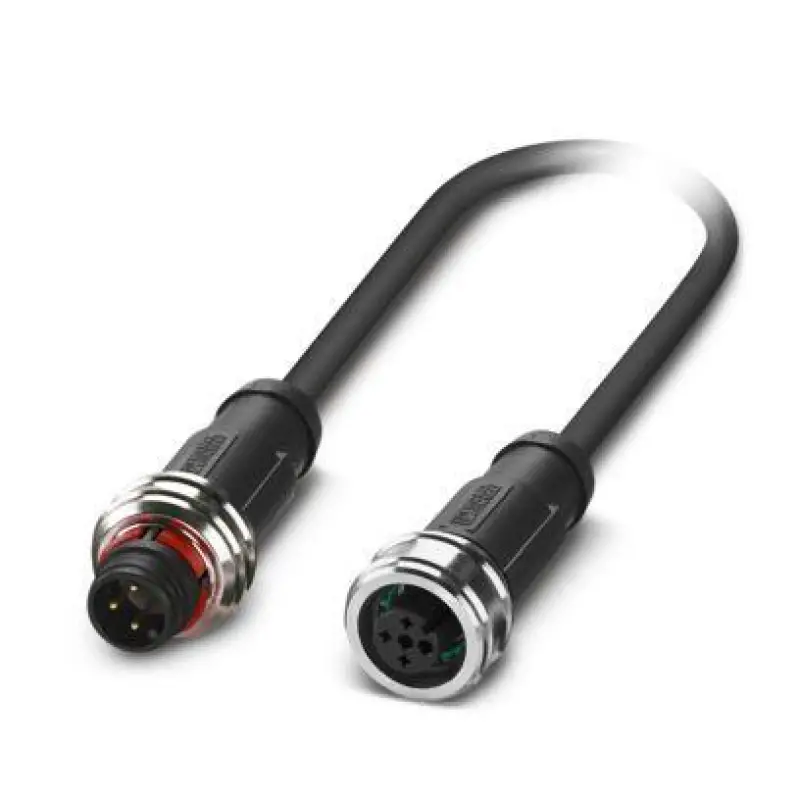 SAC-3P-P12MS/ 0,6-PUR/P12FS - Sensor/actuator cable