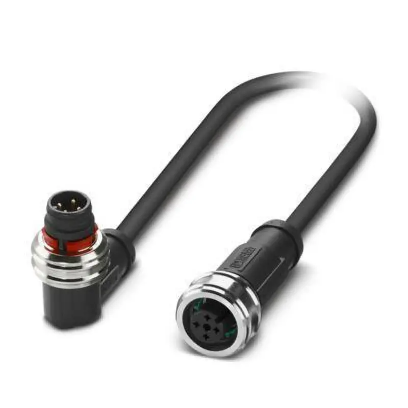 SAC-4P-P12MR/ 0,6-PUR/P12FS - Sensor/actuator cable