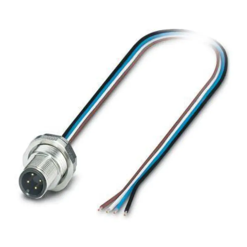 SACC-DSI-M12MS-4CON-PG9/0,5 VA - Device connector rear mounting