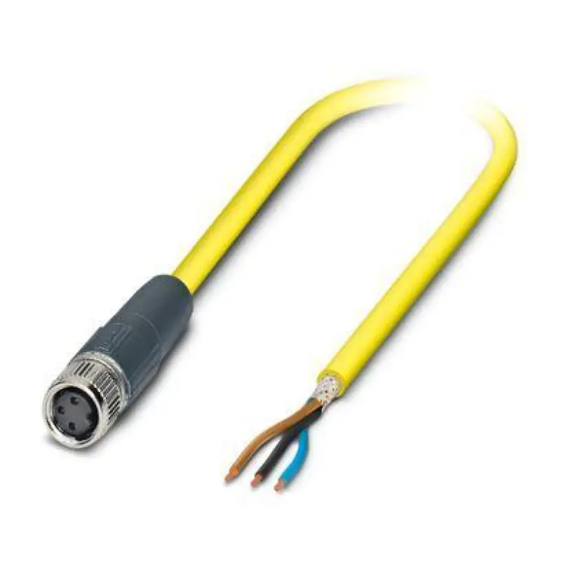SAC-3P- 2,0-542/M8 FS SH BK - Sensor/actuator cable