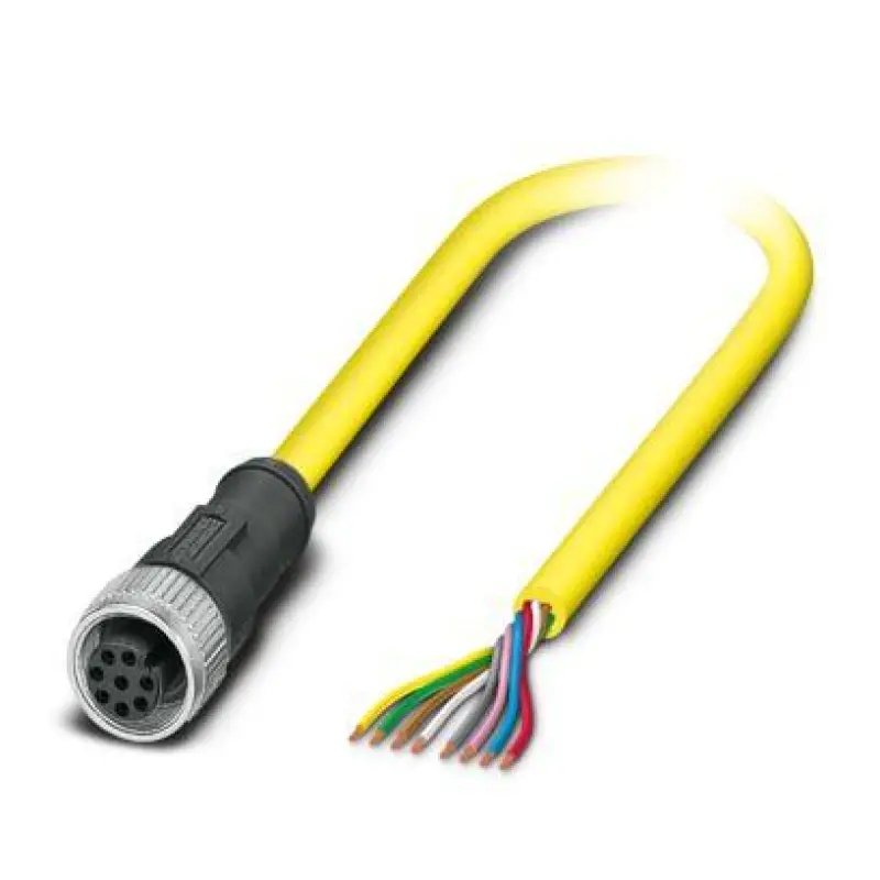 SAC-8P- 5,0-542/M12FS BK - Sensor/actuator cable