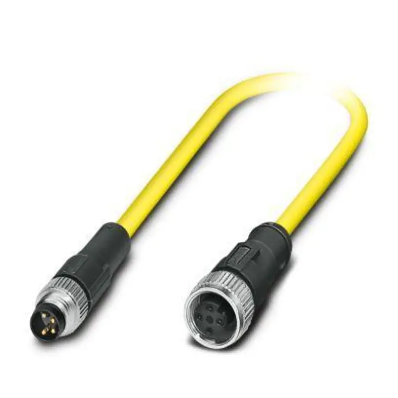 SAC-4P-M8MS/ 0,5-542/M12FS BK - Sensor/actuator cable