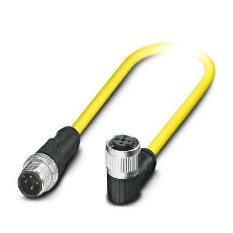 SAC-4P-M12MS/ 0,5-542/M12FR BK - Sensor/actuator cable