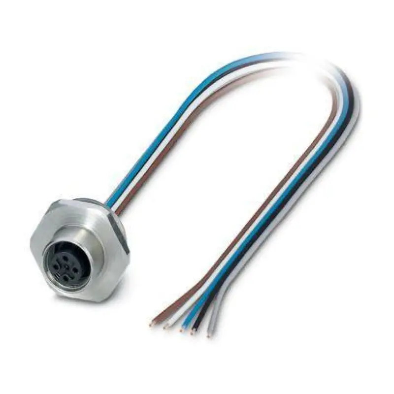 SACC-E-M12FS-4CON-M20/0,5 - Device connector front mounting