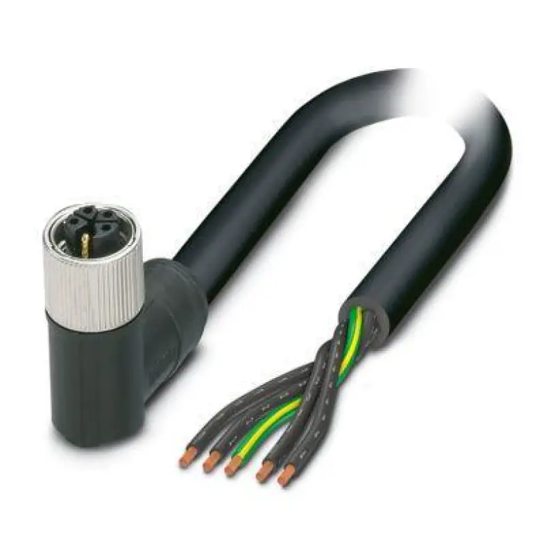 SAC-5P- 1,5-PUR/M12FRK PE - Power cable