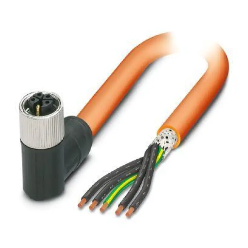 SAC-5P- 3,0-PUR/M12FRK PE SH - Power cable