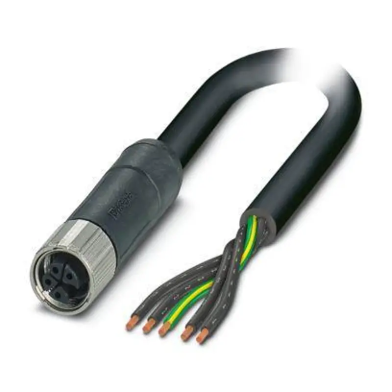 SAC-5P- 3,0-PVC/M12FSK PE - Power cable