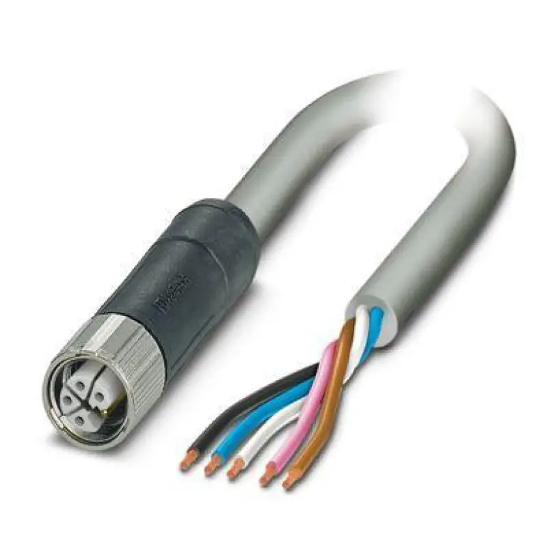 SAC-5P- 5,0-280/M12FSL FE - Power cable