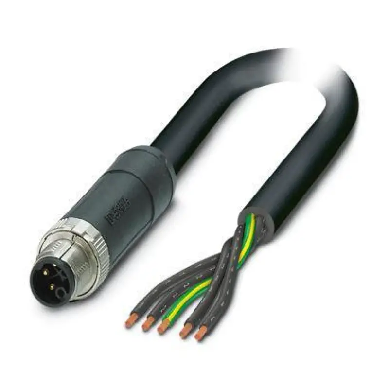 SAC-5P-M12MSK/10,0-PVC PE - Power cable