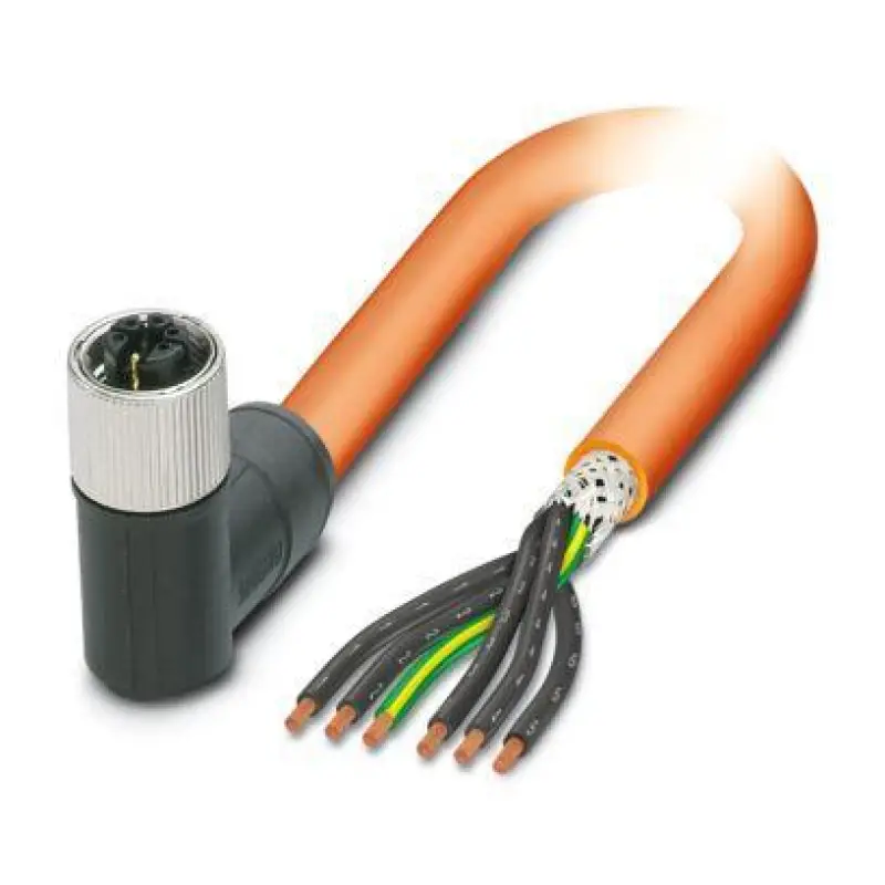 SAC-6P- 5,0-PVC/M12FRM PE SH - Power cable