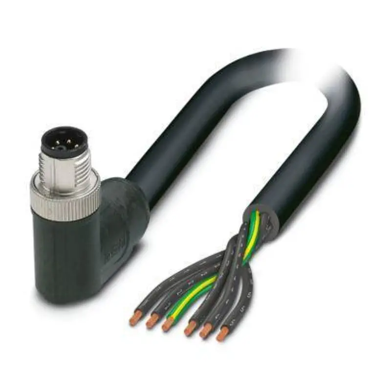 SAC-6P-M12MRM/ 5,0-PVC PE - Power cable