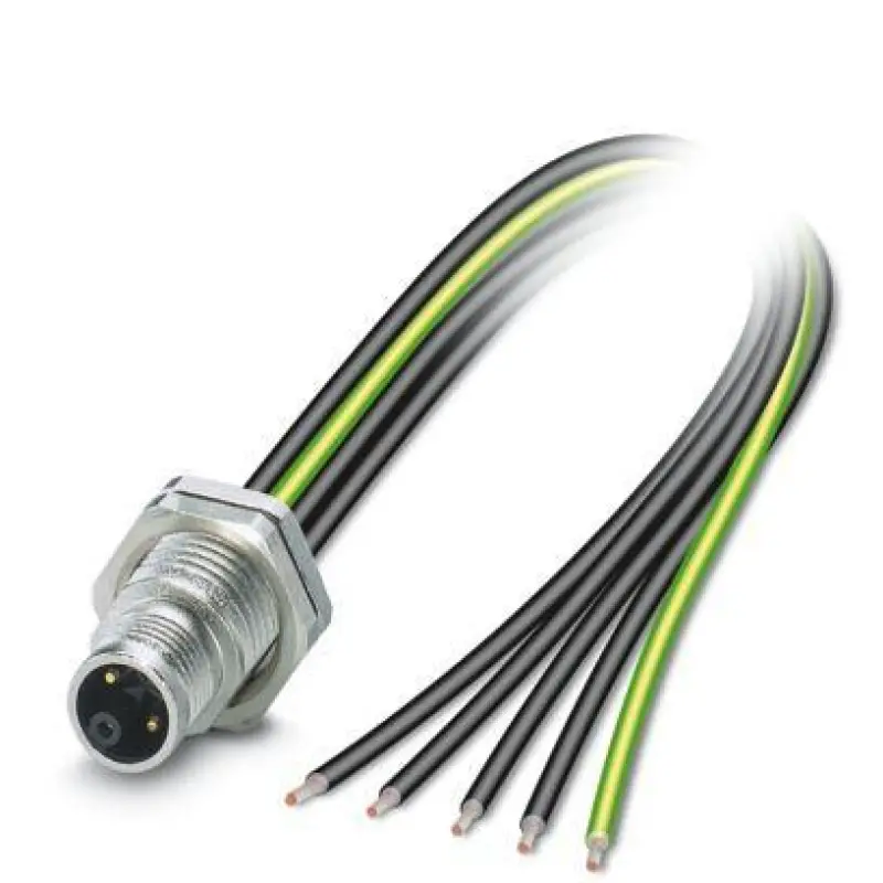 SACC-DSI-M12MSK-4PE-M16XL/0,2 - Device connector rear mounting